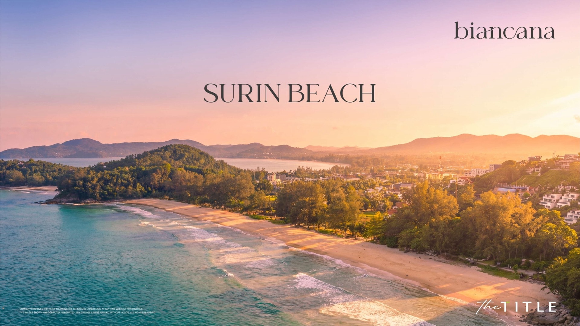 Surin Beach near The Title Biancana