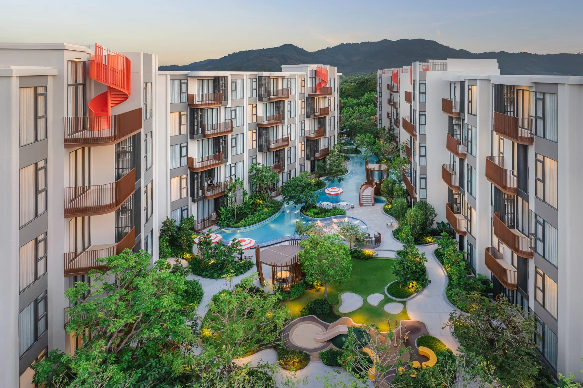 Canvas Cherngtalay completed condominium landing